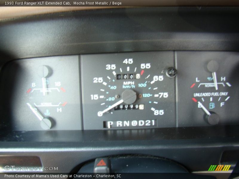  1993 Ranger XLT Extended Cab XLT Extended Cab Gauges