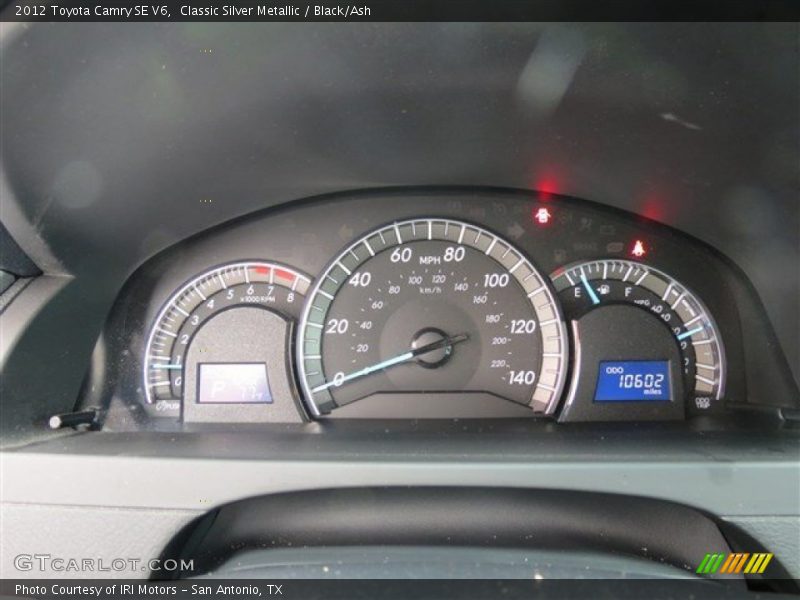 Classic Silver Metallic / Black/Ash 2012 Toyota Camry SE V6