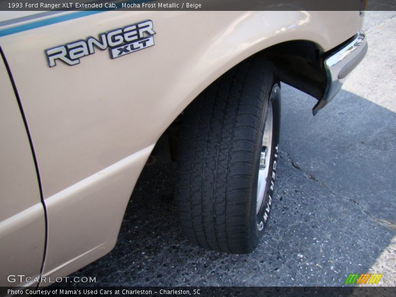 Mocha Frost Metallic / Beige 1993 Ford Ranger XLT Extended Cab