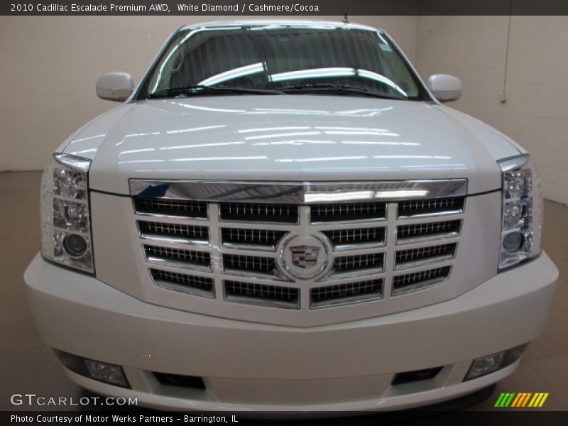 White Diamond / Cashmere/Cocoa 2010 Cadillac Escalade Premium AWD