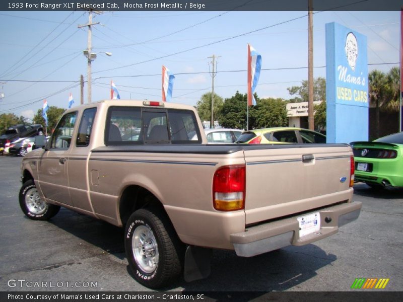 Mocha Frost Metallic / Beige 1993 Ford Ranger XLT Extended Cab