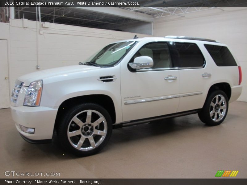 White Diamond / Cashmere/Cocoa 2010 Cadillac Escalade Premium AWD