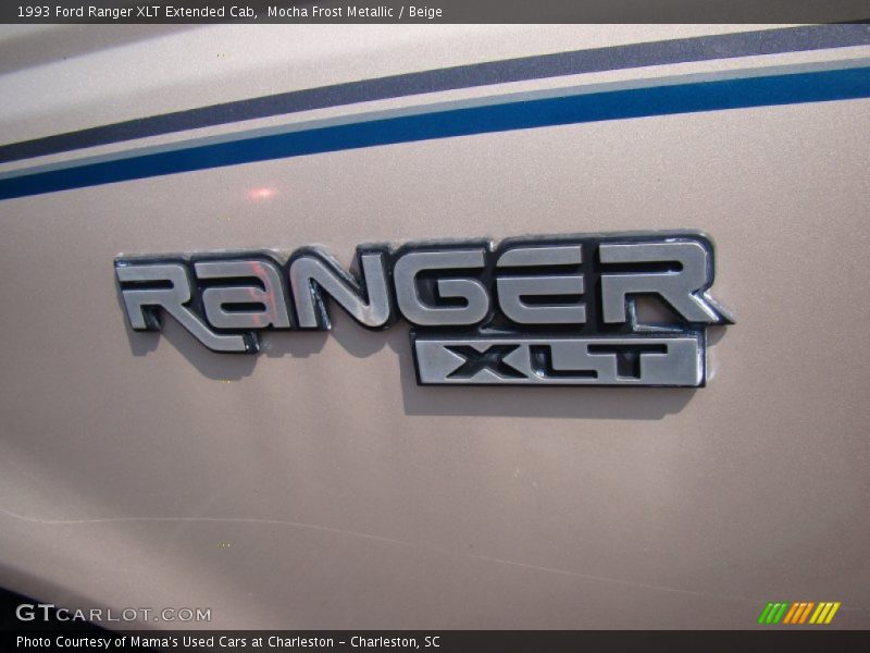 Mocha Frost Metallic / Beige 1993 Ford Ranger XLT Extended Cab