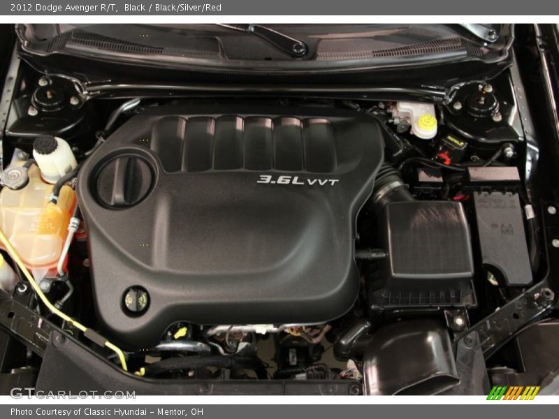Black / Black/Silver/Red 2012 Dodge Avenger R/T