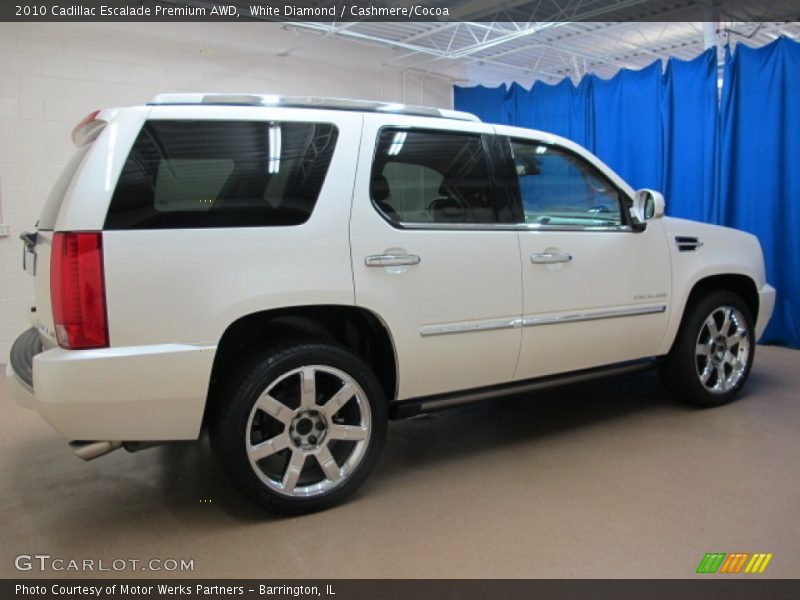 White Diamond / Cashmere/Cocoa 2010 Cadillac Escalade Premium AWD