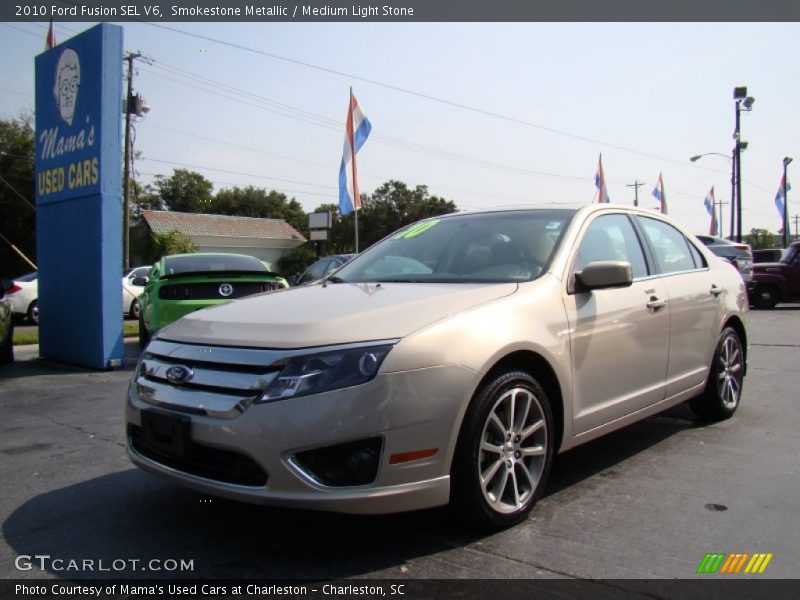 Smokestone Metallic / Medium Light Stone 2010 Ford Fusion SEL V6