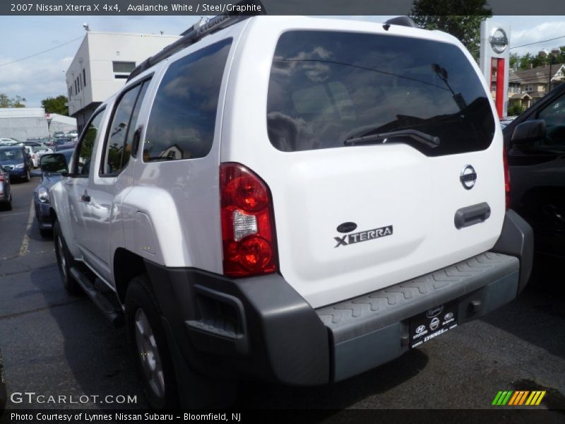 Avalanche White / Steel/Graphite 2007 Nissan Xterra X 4x4
