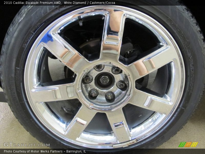 White Diamond / Cashmere/Cocoa 2010 Cadillac Escalade Premium AWD