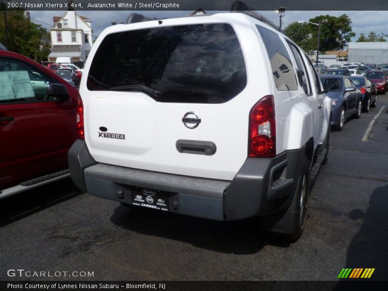 Avalanche White / Steel/Graphite 2007 Nissan Xterra X 4x4