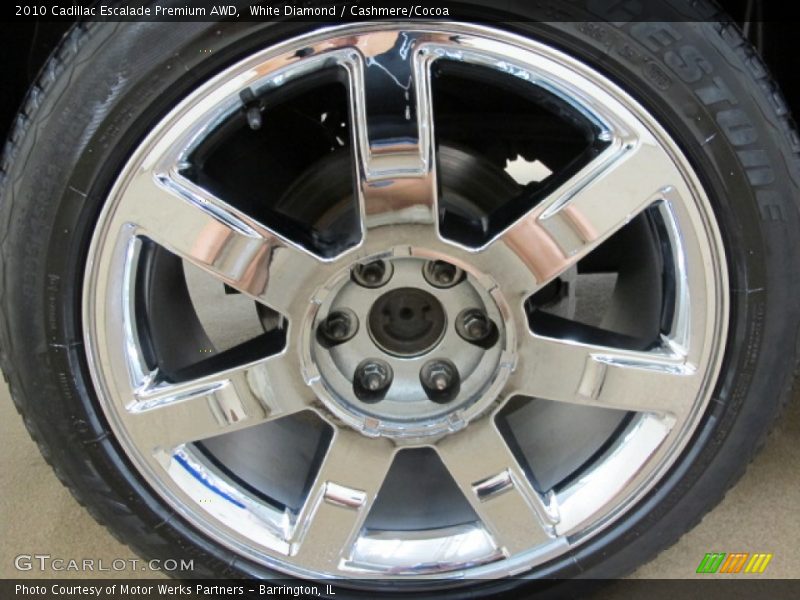 White Diamond / Cashmere/Cocoa 2010 Cadillac Escalade Premium AWD