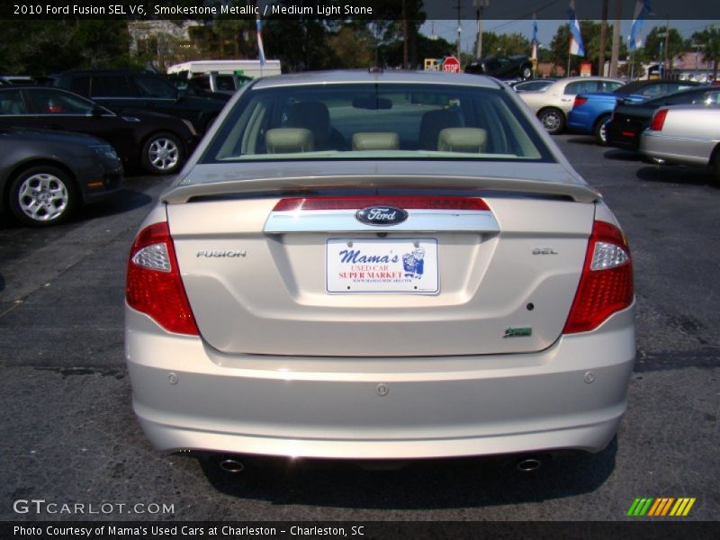 Smokestone Metallic / Medium Light Stone 2010 Ford Fusion SEL V6