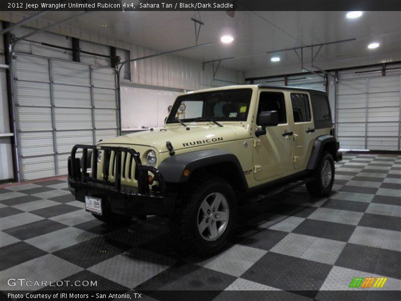 Sahara Tan / Black/Dark Saddle 2012 Jeep Wrangler Unlimited Rubicon 4x4