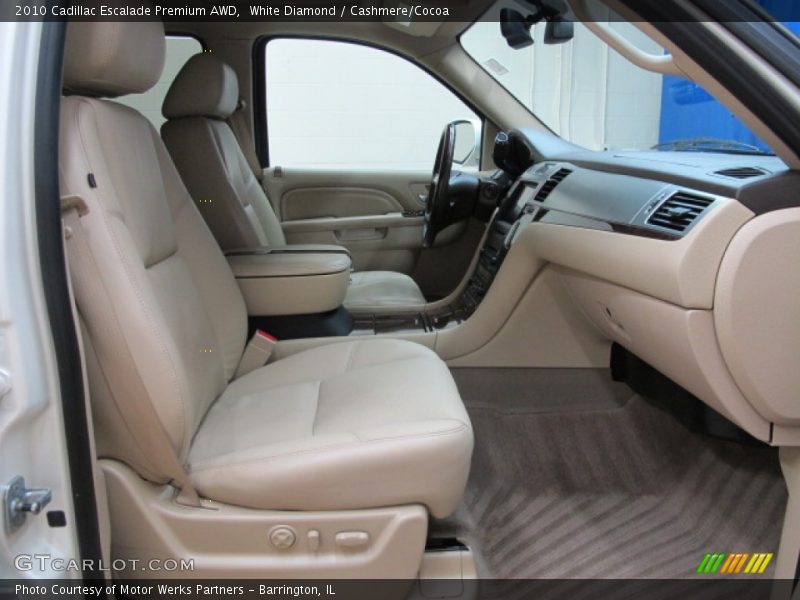 White Diamond / Cashmere/Cocoa 2010 Cadillac Escalade Premium AWD