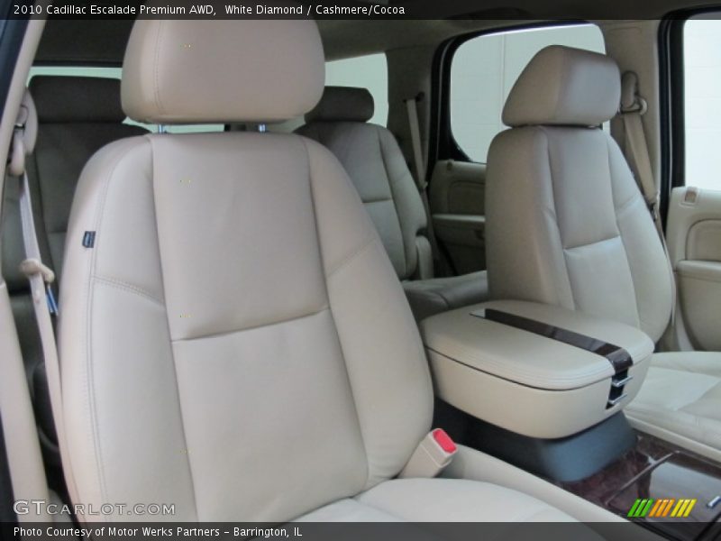 White Diamond / Cashmere/Cocoa 2010 Cadillac Escalade Premium AWD