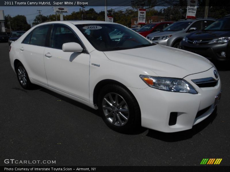 Super White / Bisque 2011 Toyota Camry Hybrid