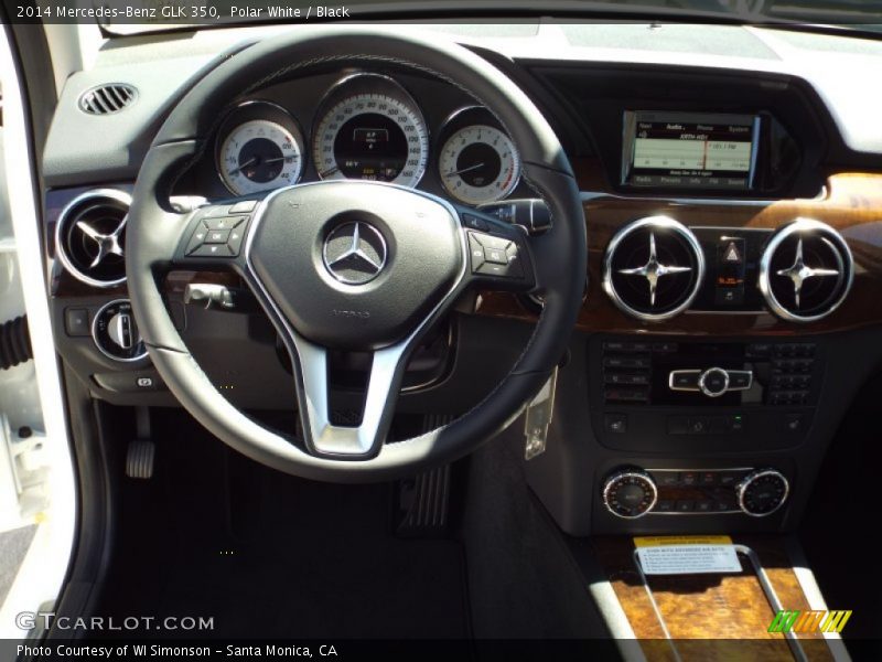 Polar White / Black 2014 Mercedes-Benz GLK 350