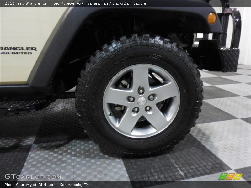 Sahara Tan / Black/Dark Saddle 2012 Jeep Wrangler Unlimited Rubicon 4x4