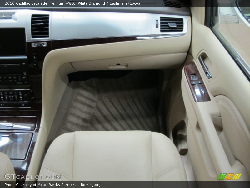 White Diamond / Cashmere/Cocoa 2010 Cadillac Escalade Premium AWD