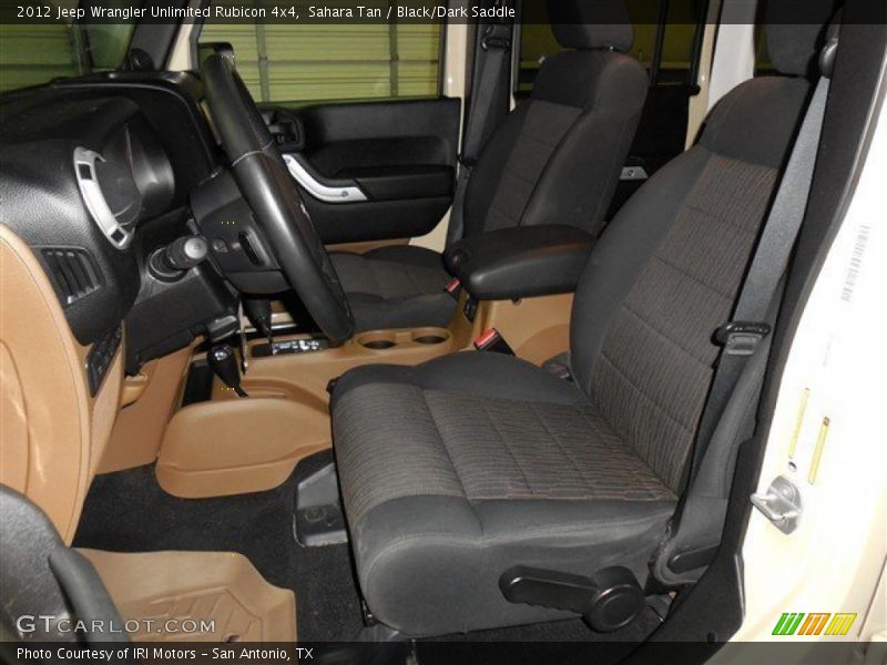 Sahara Tan / Black/Dark Saddle 2012 Jeep Wrangler Unlimited Rubicon 4x4