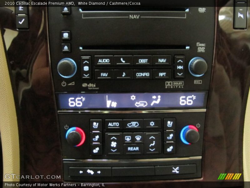 White Diamond / Cashmere/Cocoa 2010 Cadillac Escalade Premium AWD