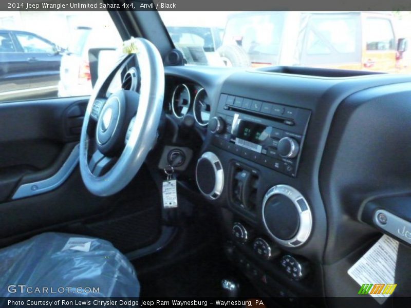 Anvil / Black 2014 Jeep Wrangler Unlimited Sahara 4x4