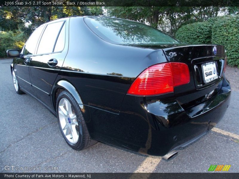 Black / Obsidian Black 2006 Saab 9-5 2.3T Sport Sedan