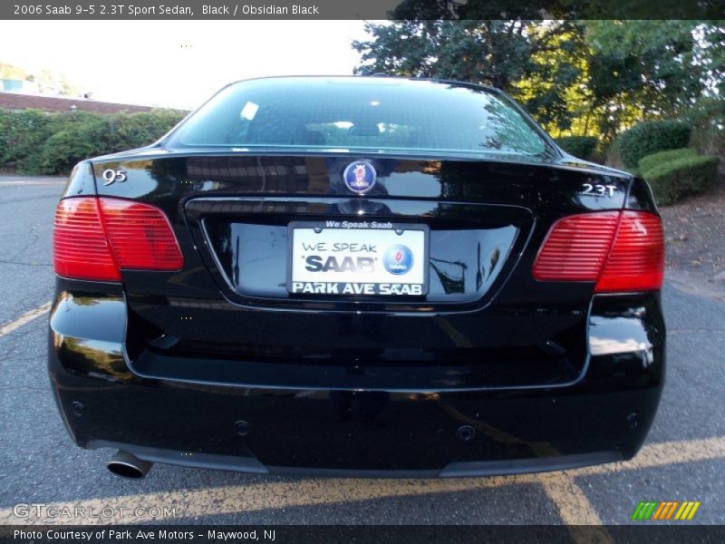 Black / Obsidian Black 2006 Saab 9-5 2.3T Sport Sedan