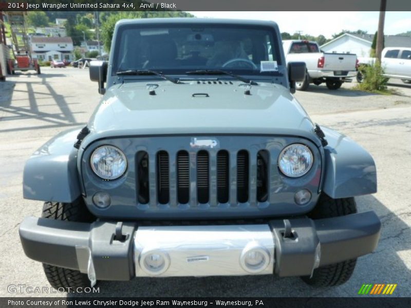 Anvil / Black 2014 Jeep Wrangler Unlimited Sahara 4x4