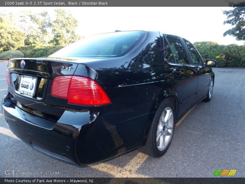Black / Obsidian Black 2006 Saab 9-5 2.3T Sport Sedan
