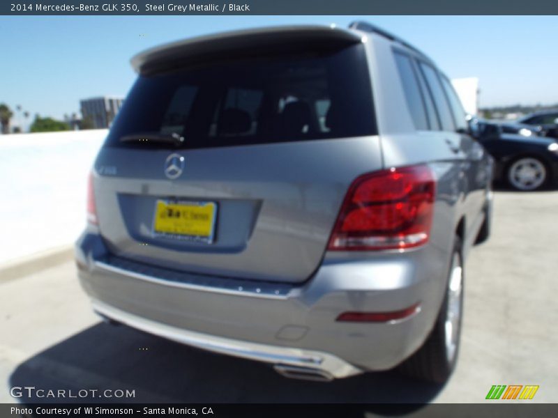Steel Grey Metallic / Black 2014 Mercedes-Benz GLK 350