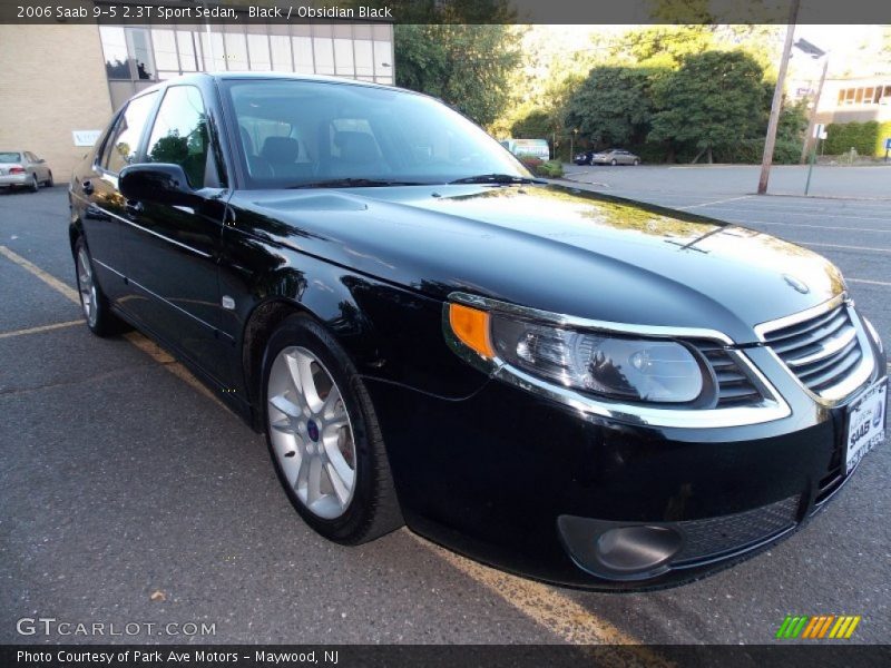 Black / Obsidian Black 2006 Saab 9-5 2.3T Sport Sedan