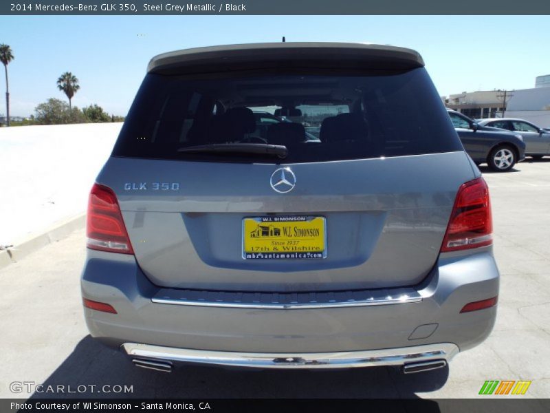Steel Grey Metallic / Black 2014 Mercedes-Benz GLK 350