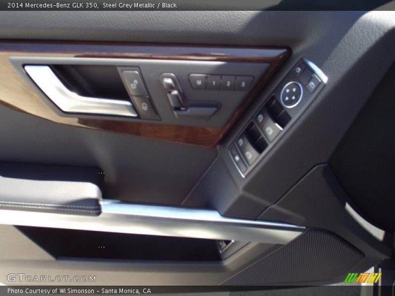 Steel Grey Metallic / Black 2014 Mercedes-Benz GLK 350