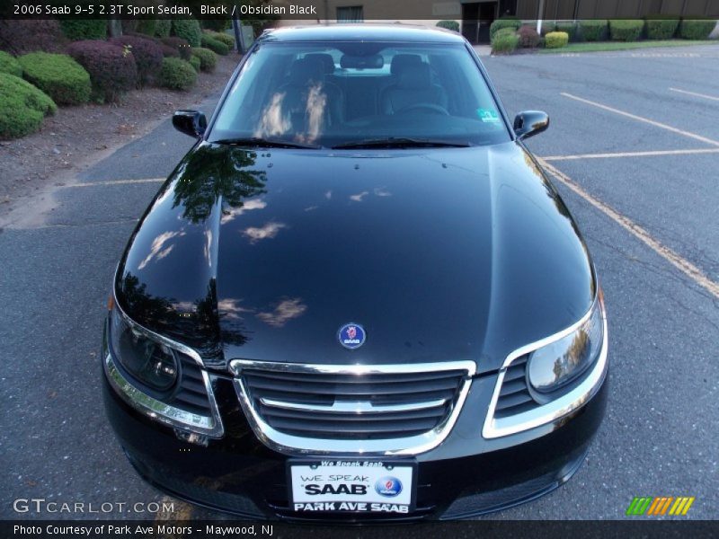 Black / Obsidian Black 2006 Saab 9-5 2.3T Sport Sedan