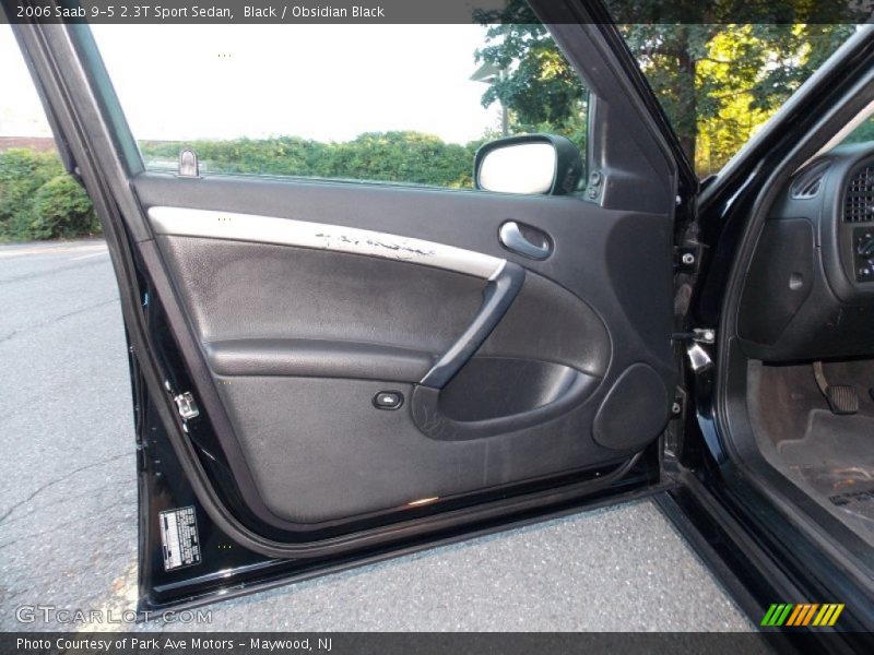 Black / Obsidian Black 2006 Saab 9-5 2.3T Sport Sedan