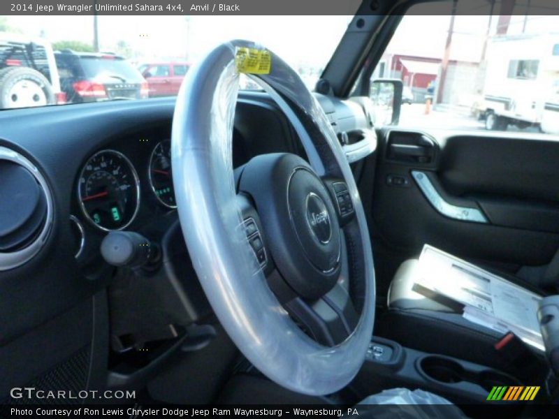Anvil / Black 2014 Jeep Wrangler Unlimited Sahara 4x4