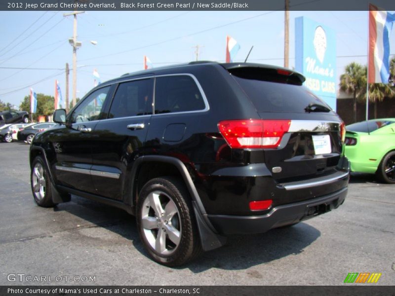 Black Forest Green Pearl / New Saddle/Black 2012 Jeep Grand Cherokee Overland