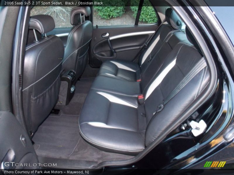 Rear Seat of 2006 9-5 2.3T Sport Sedan