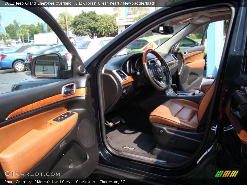 Black Forest Green Pearl / New Saddle/Black 2012 Jeep Grand Cherokee Overland