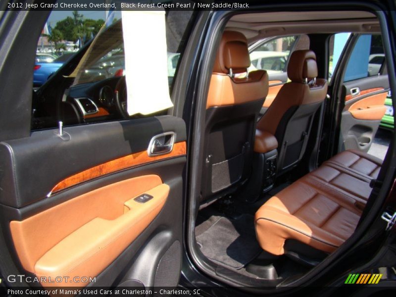 Black Forest Green Pearl / New Saddle/Black 2012 Jeep Grand Cherokee Overland