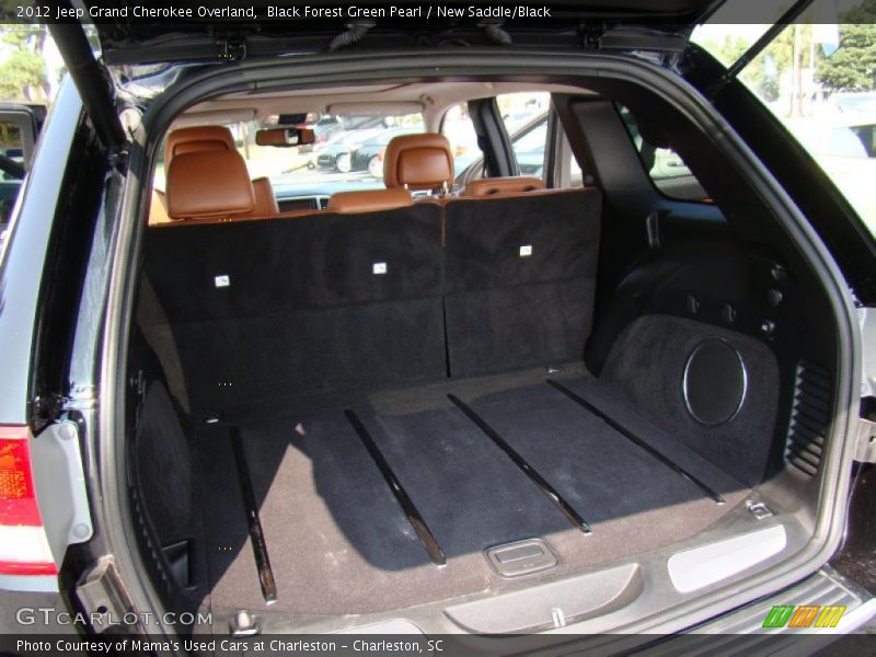 Black Forest Green Pearl / New Saddle/Black 2012 Jeep Grand Cherokee Overland