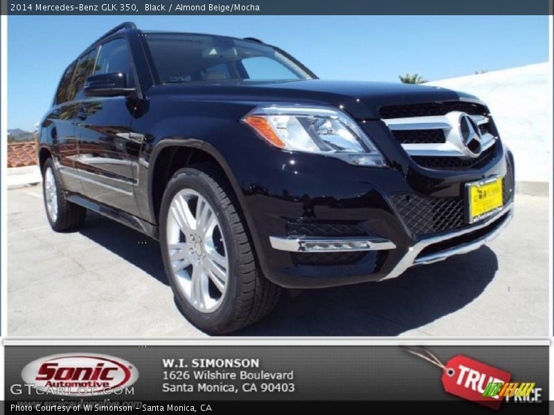 Black / Almond Beige/Mocha 2014 Mercedes-Benz GLK 350