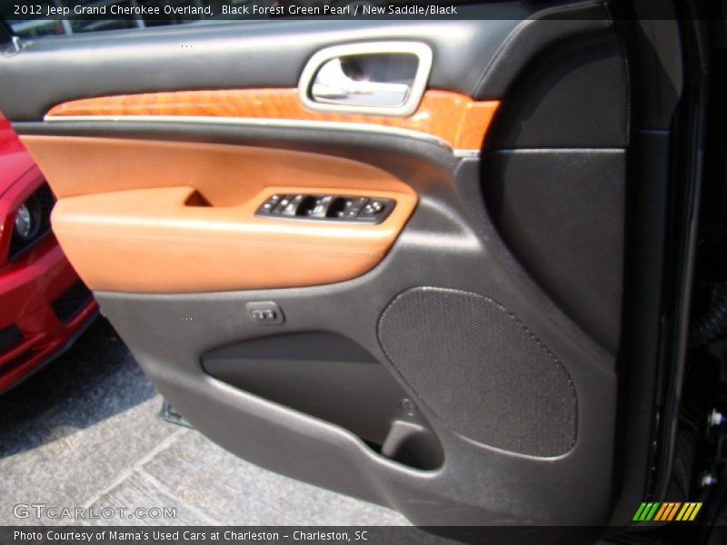Black Forest Green Pearl / New Saddle/Black 2012 Jeep Grand Cherokee Overland