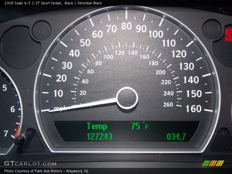 Black / Obsidian Black 2006 Saab 9-5 2.3T Sport Sedan