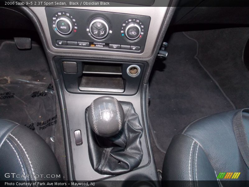 Black / Obsidian Black 2006 Saab 9-5 2.3T Sport Sedan