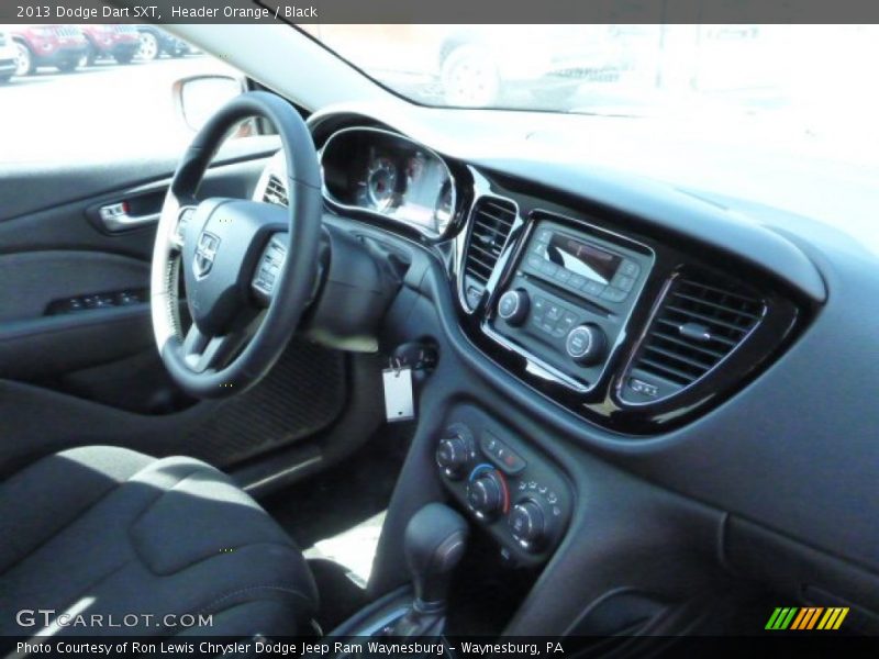 Header Orange / Black 2013 Dodge Dart SXT