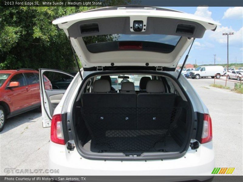 White Suede / Medium Light Stone 2013 Ford Edge SE