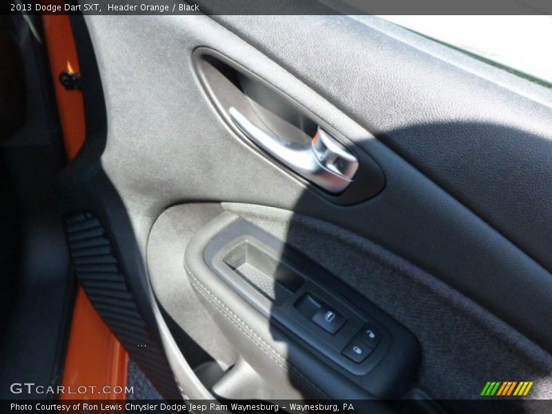 Header Orange / Black 2013 Dodge Dart SXT