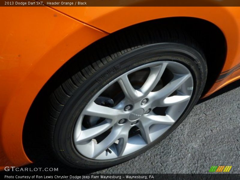 Header Orange / Black 2013 Dodge Dart SXT
