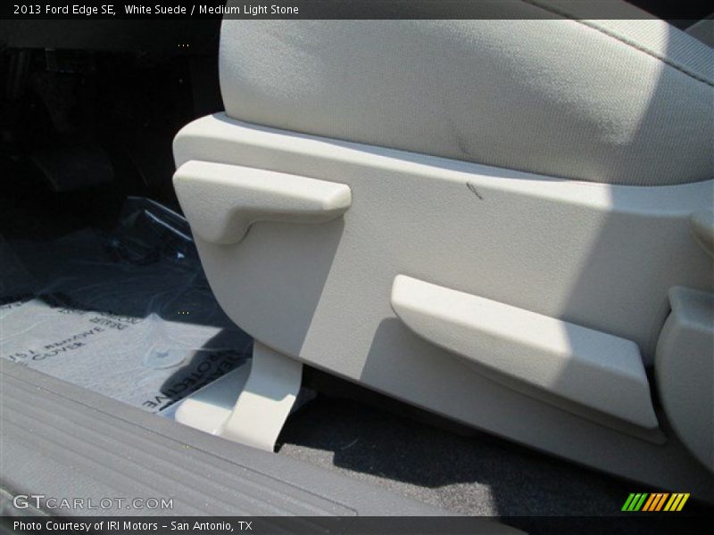 White Suede / Medium Light Stone 2013 Ford Edge SE